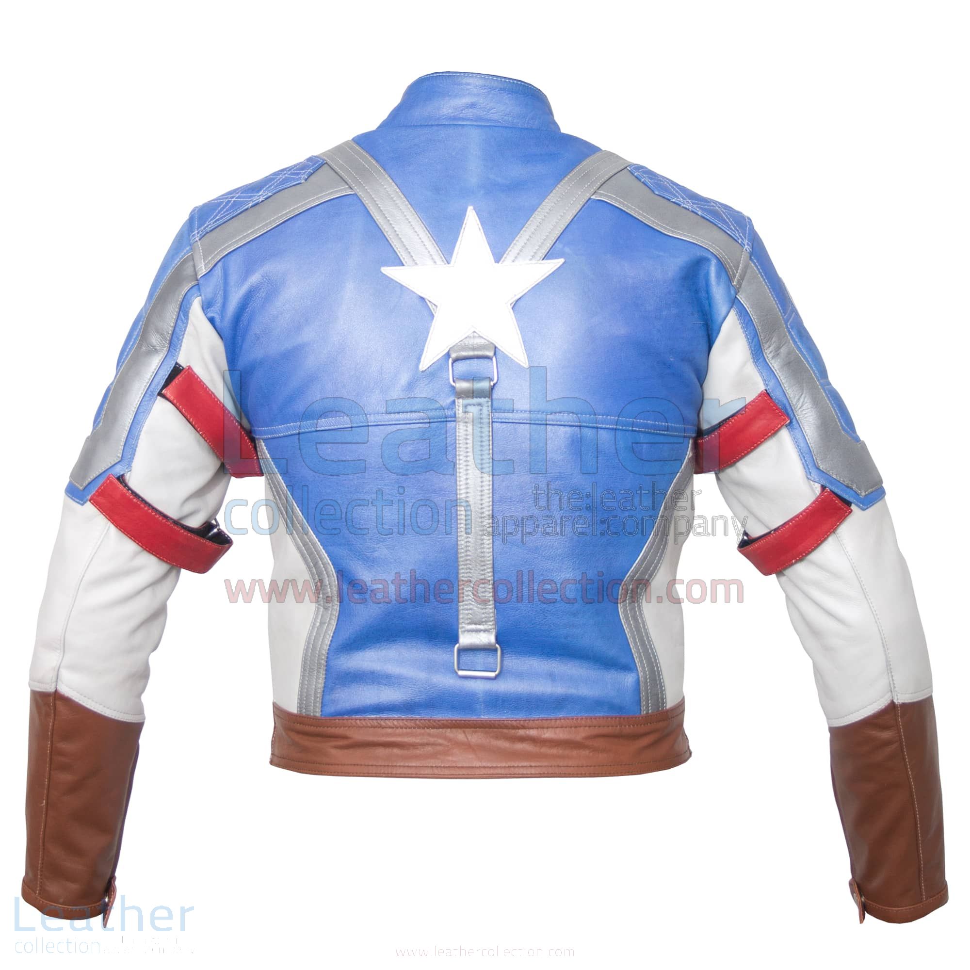 Detail Captain America Motorcycle Jacket With Armor Nomer 39