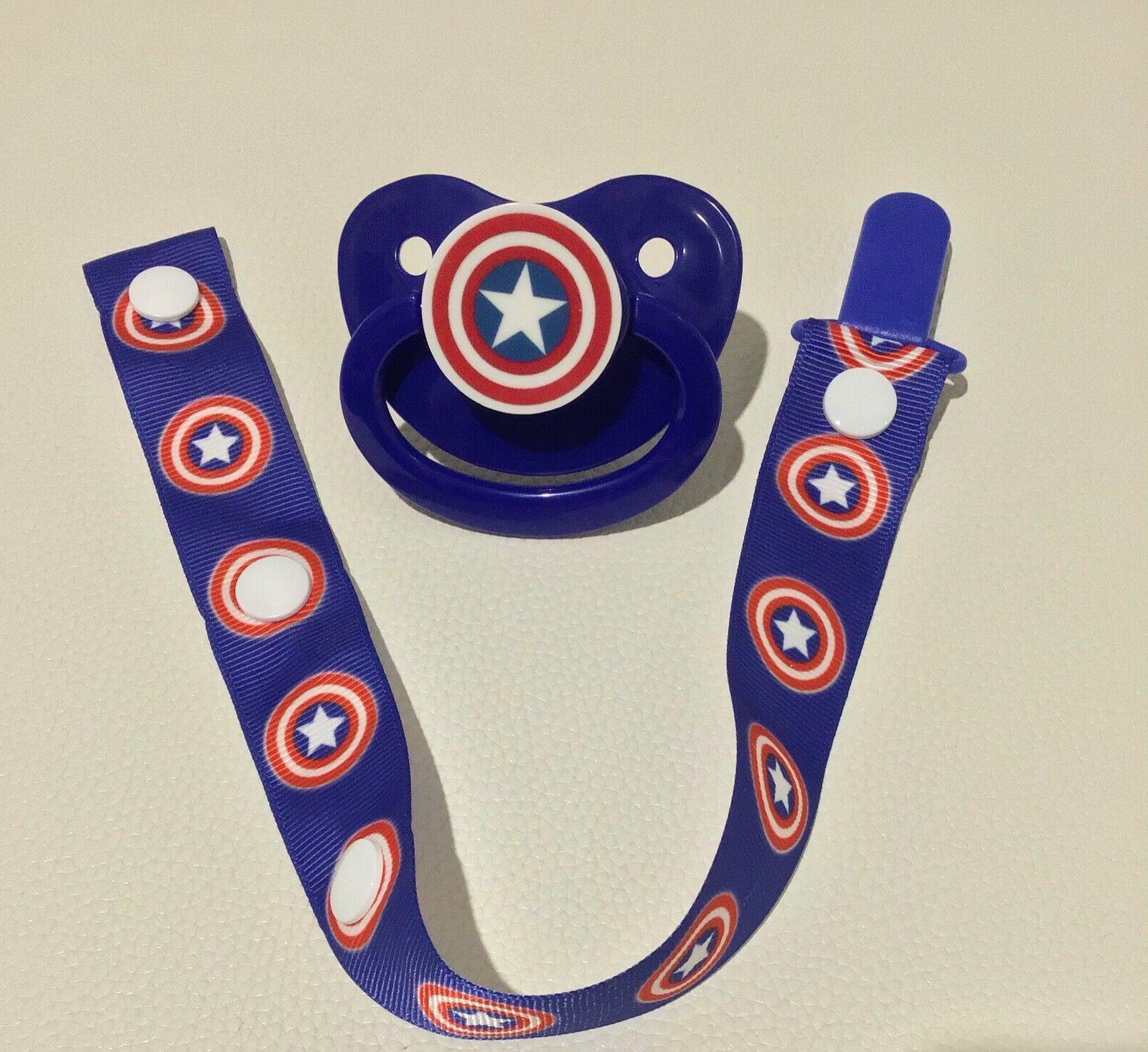 Detail Captain America Pacifier Nomer 2