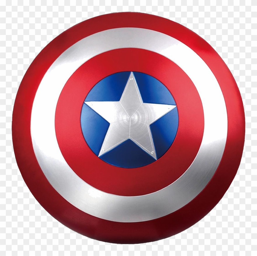 Detail Captain America Shield Clipart Black And White Nomer 12