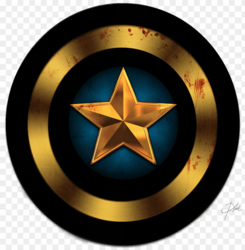 Detail Captain America Shield Clipart Black And White Nomer 15