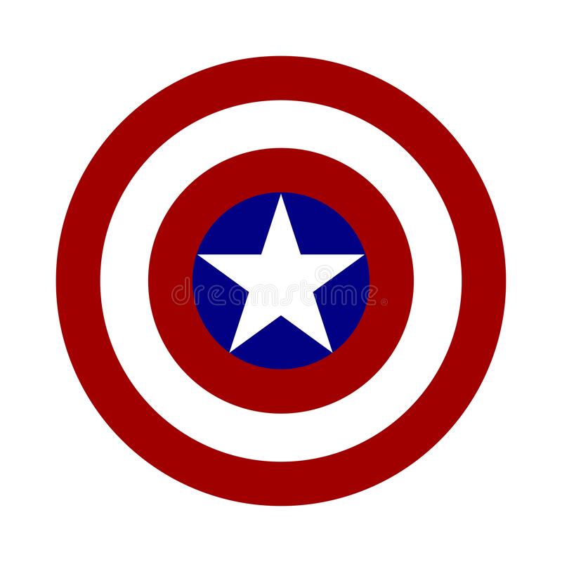 Detail Captain America Shield Clipart Black And White Nomer 20