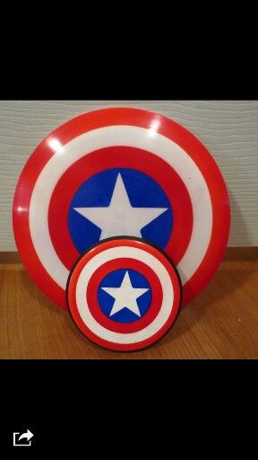 Detail Captain America Shield Disc Golf Nomer 25