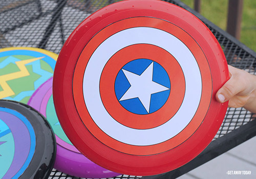 Detail Captain America Shield Frisbee Nomer 6