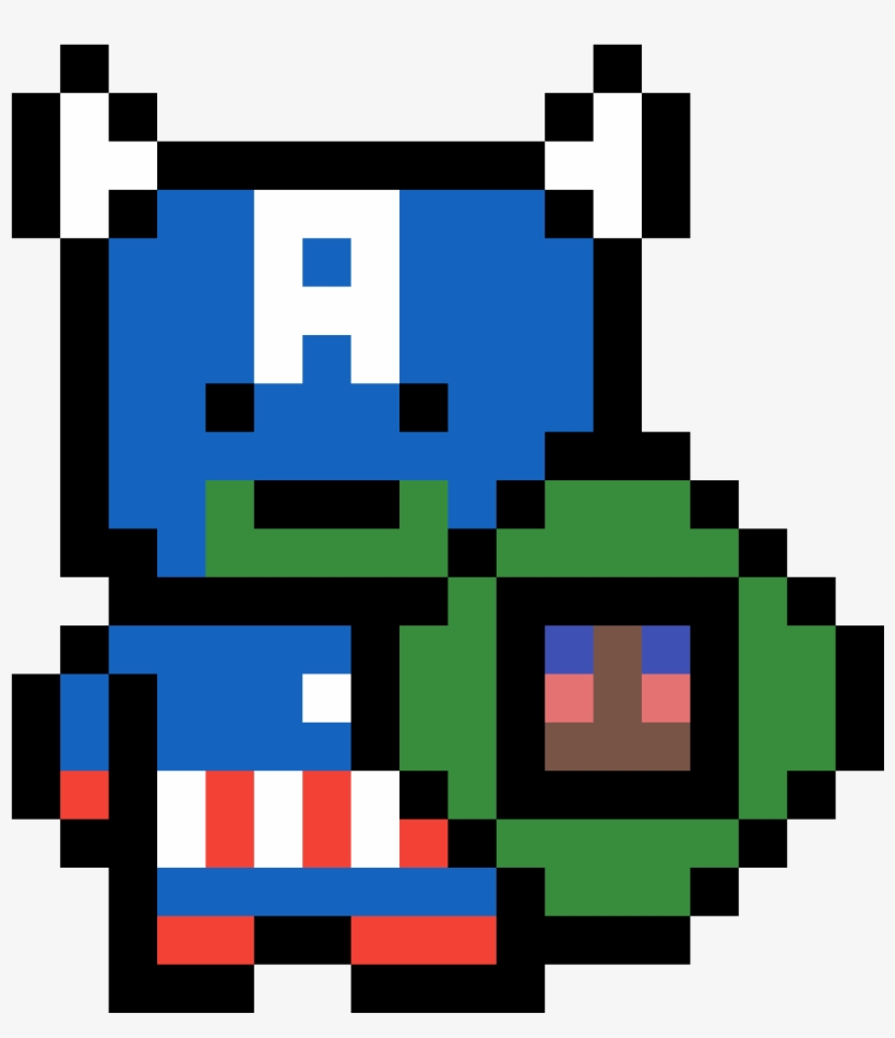 Detail Captain America Shield Minecraft Banner Nomer 24