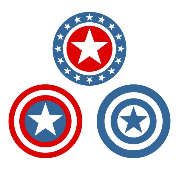 Detail Captain America Shield Silhouette Nomer 34