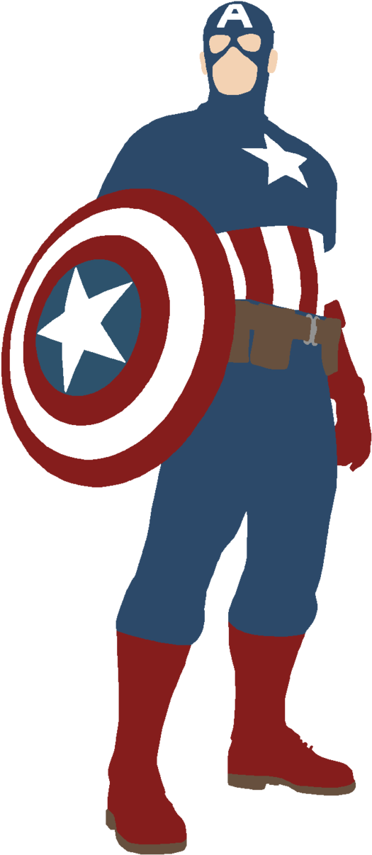 Detail Captain America Shield Silhouette Nomer 46