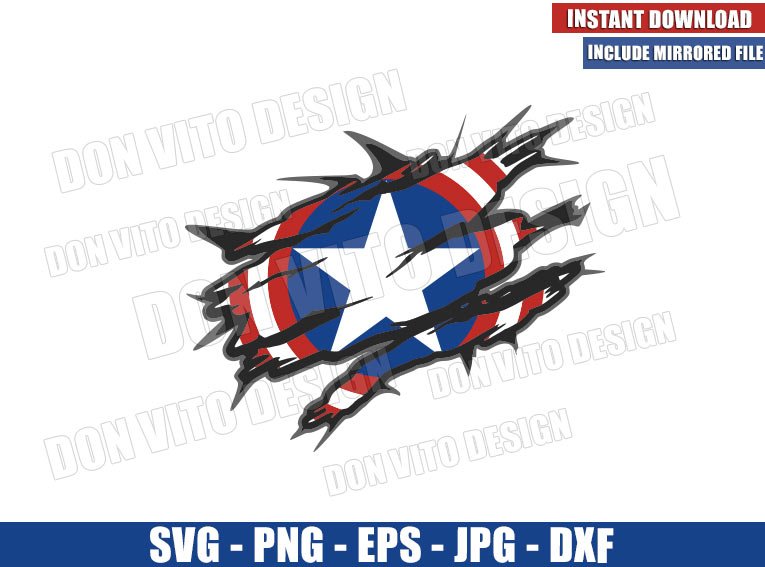 Detail Captain America Shield Silhouette Nomer 54