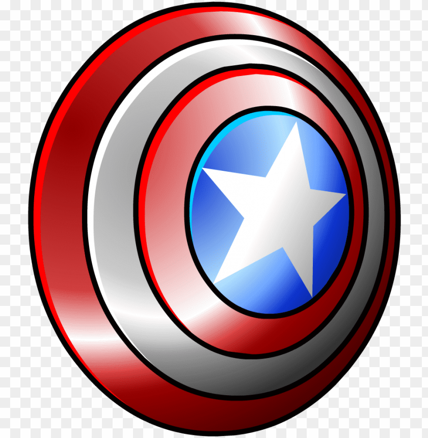 Detail Captain America Shield Transparent Background Nomer 27