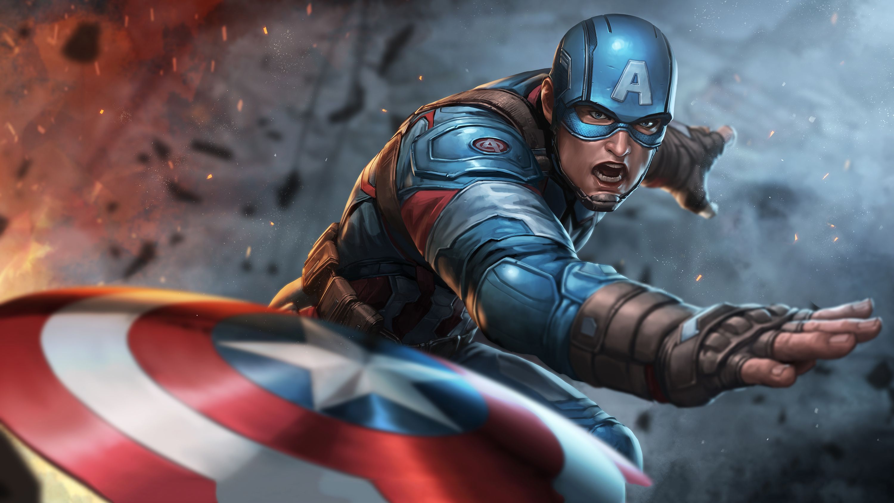 Detail Captain America Shield Wallpaper Nomer 39