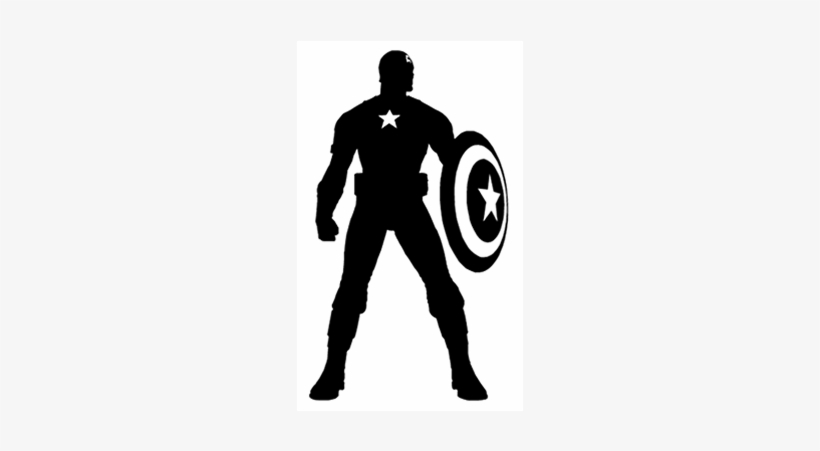 Detail Captain America Silhouette Vector Nomer 2