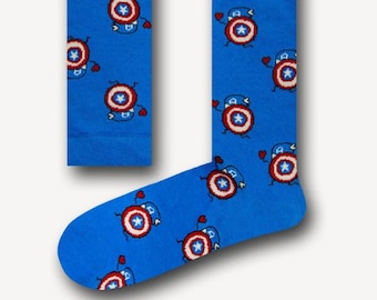 Detail Captain America Socks With Cape Nomer 32