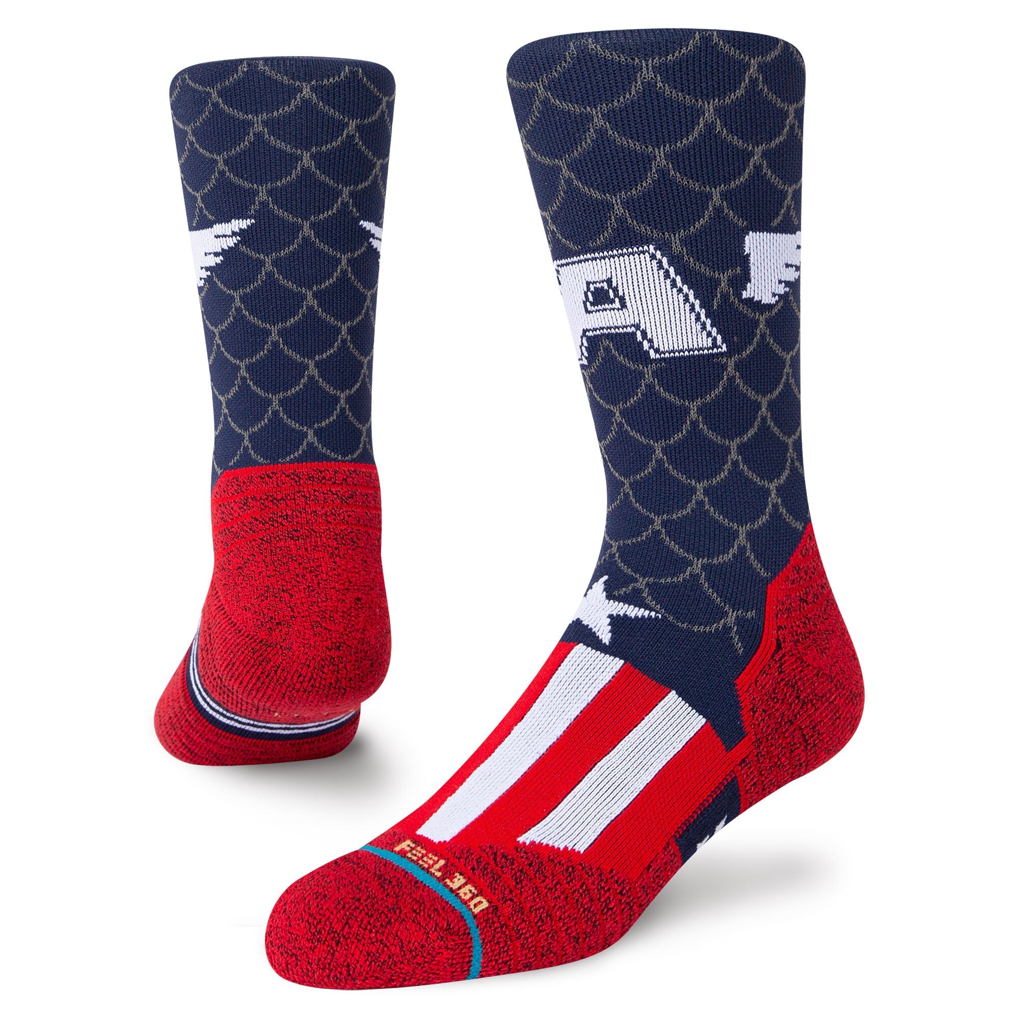 Detail Captain America Under Armour Socks Nomer 12