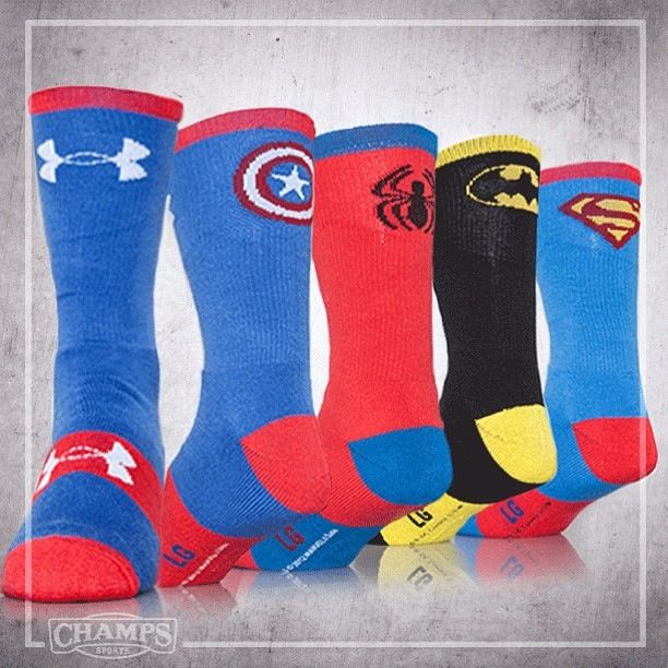 Detail Captain America Under Armour Socks Nomer 15