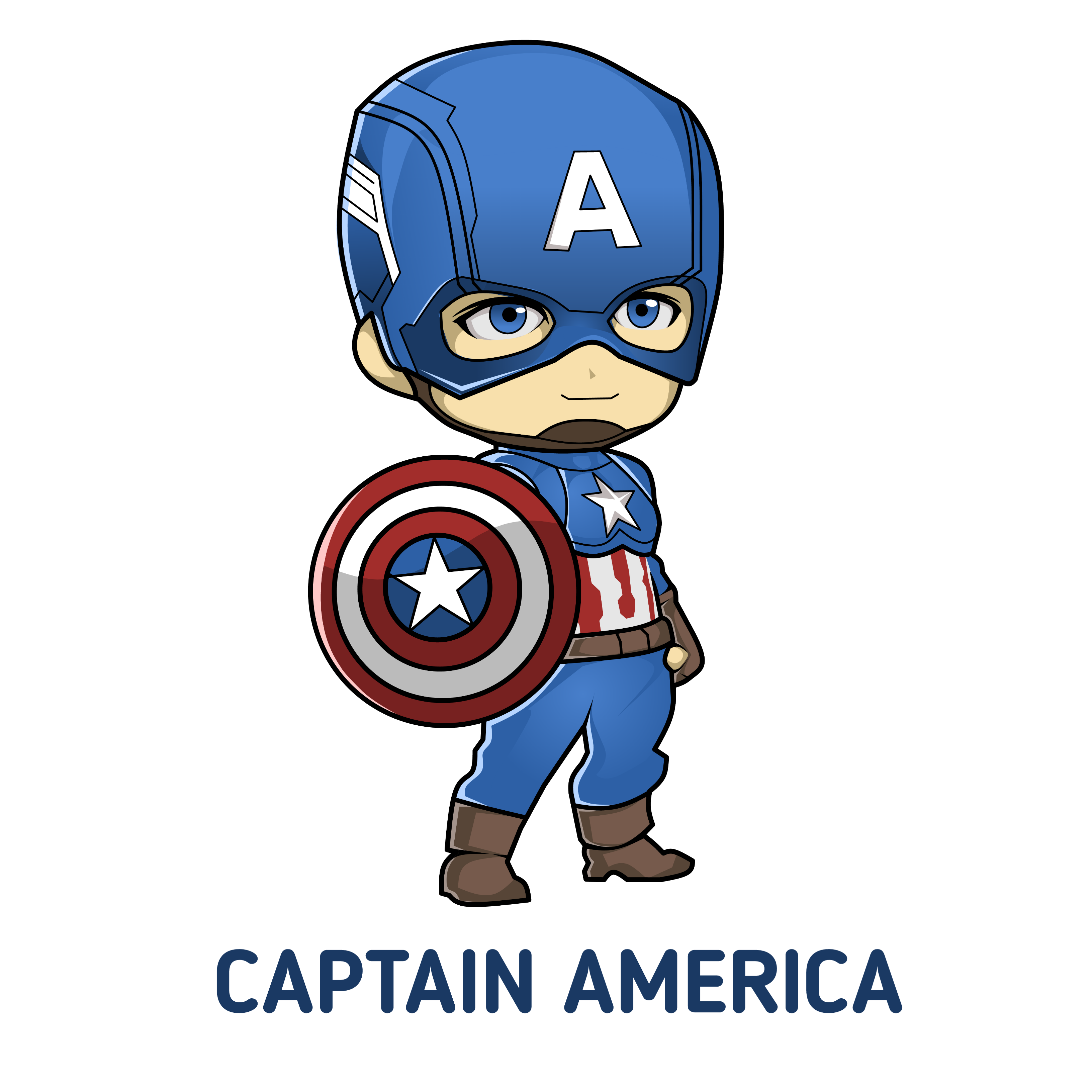 Detail Captain America Vector Png Nomer 28