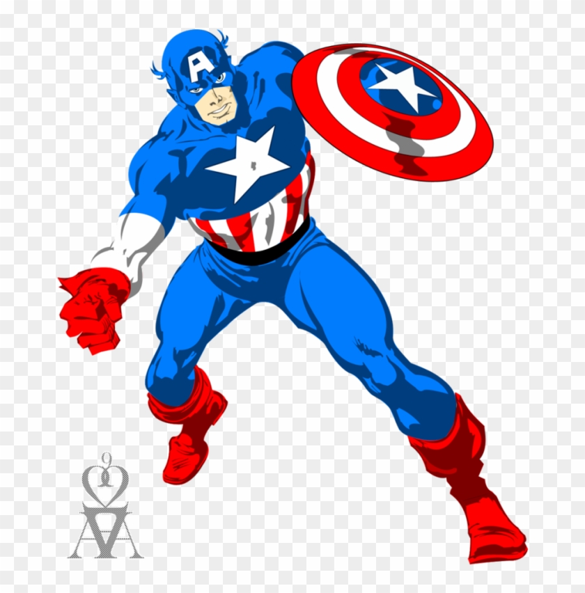 Detail Captain America Vector Png Nomer 4