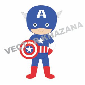 Detail Captain America Vector Png Nomer 40