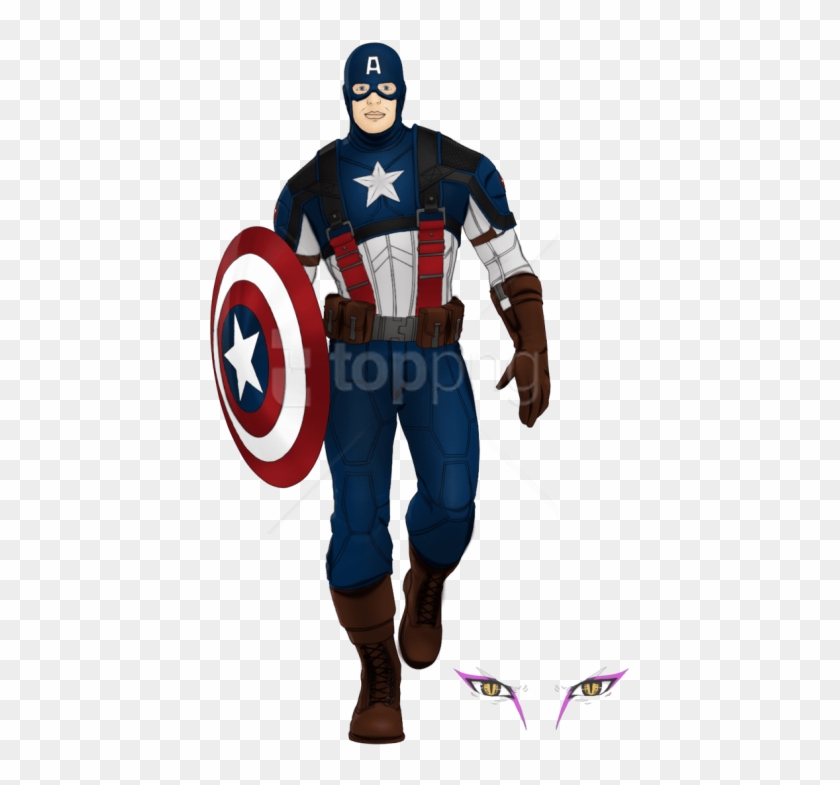 Detail Captain America Vector Png Nomer 6