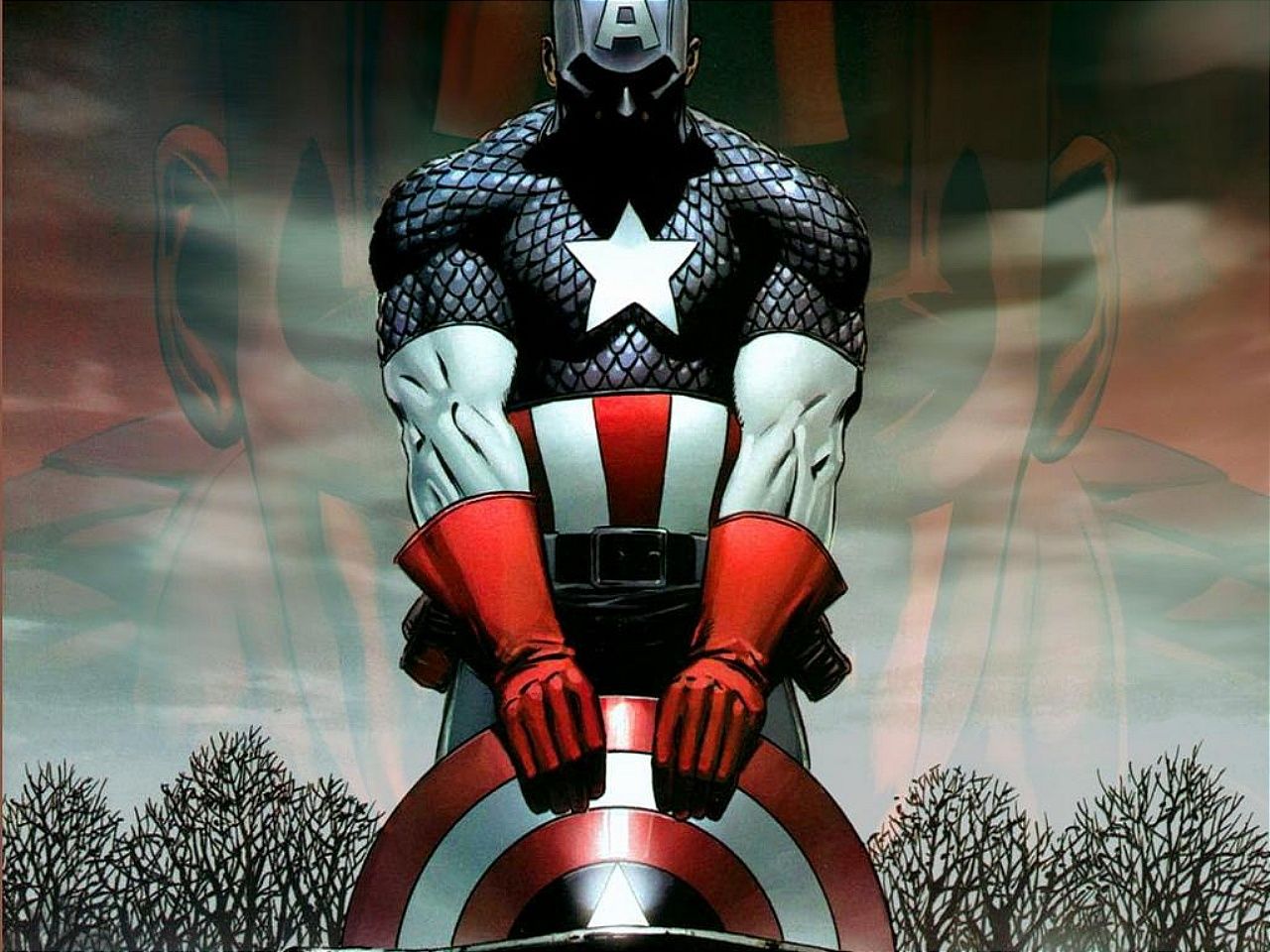 Detail Captain America Wallpaper Cartoon Nomer 25