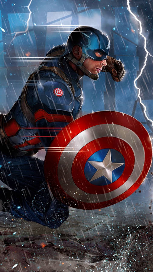 Detail Captain America Wallpaper Cartoon Nomer 49
