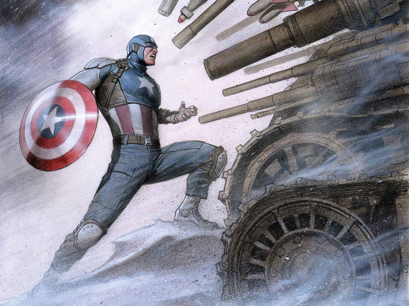 Detail Captain America Wallpaper Cartoon Nomer 50