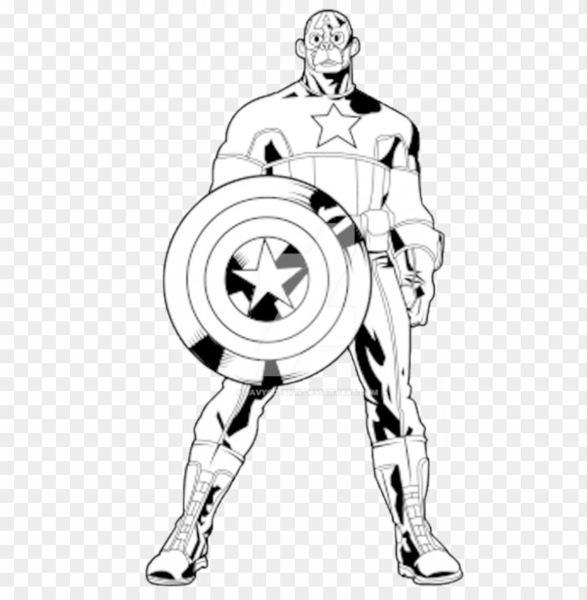 Detail Captain America White Background Nomer 28