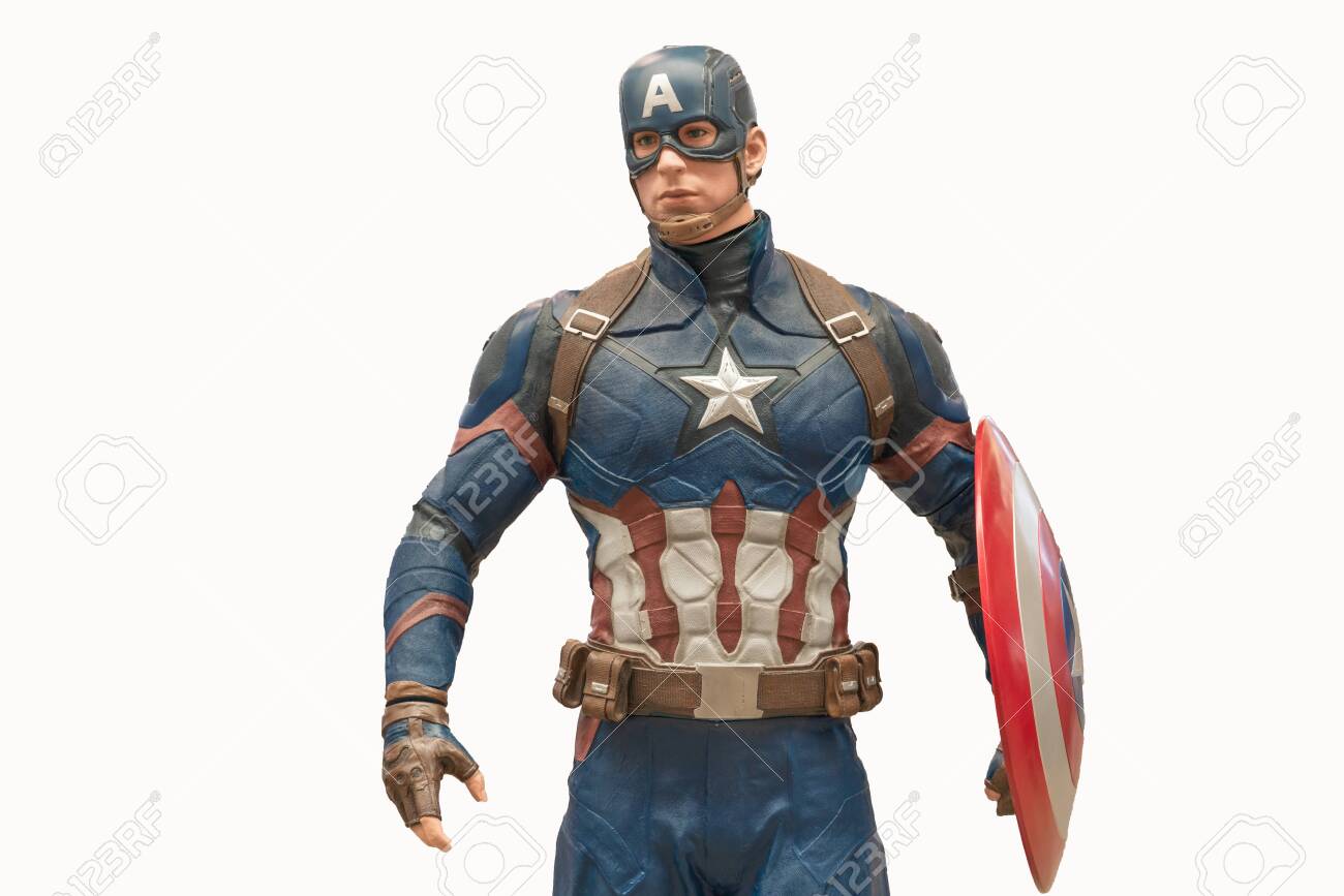 Detail Captain America White Background Nomer 34