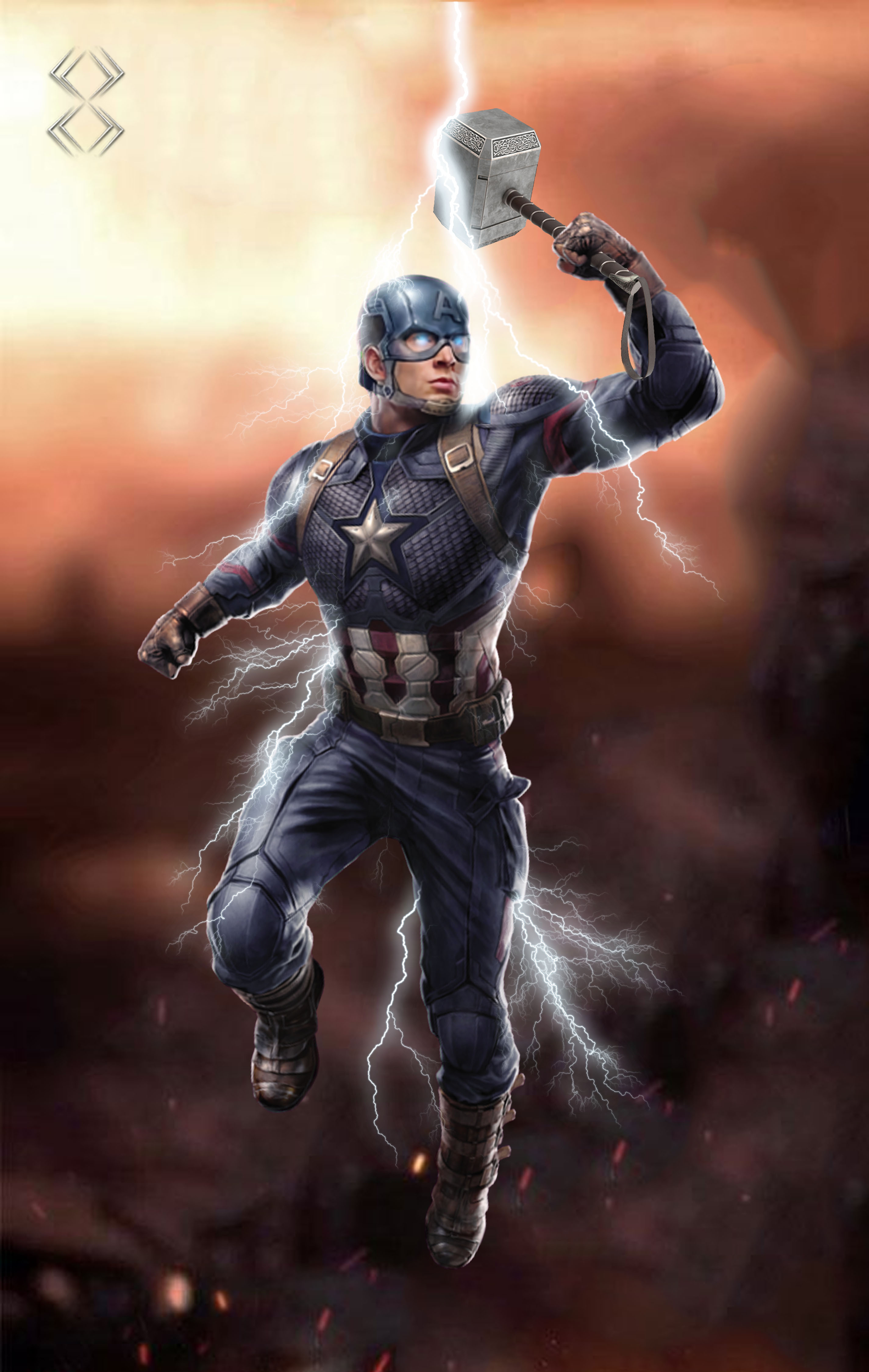 Detail Captain America With Mjolnir Nomer 40