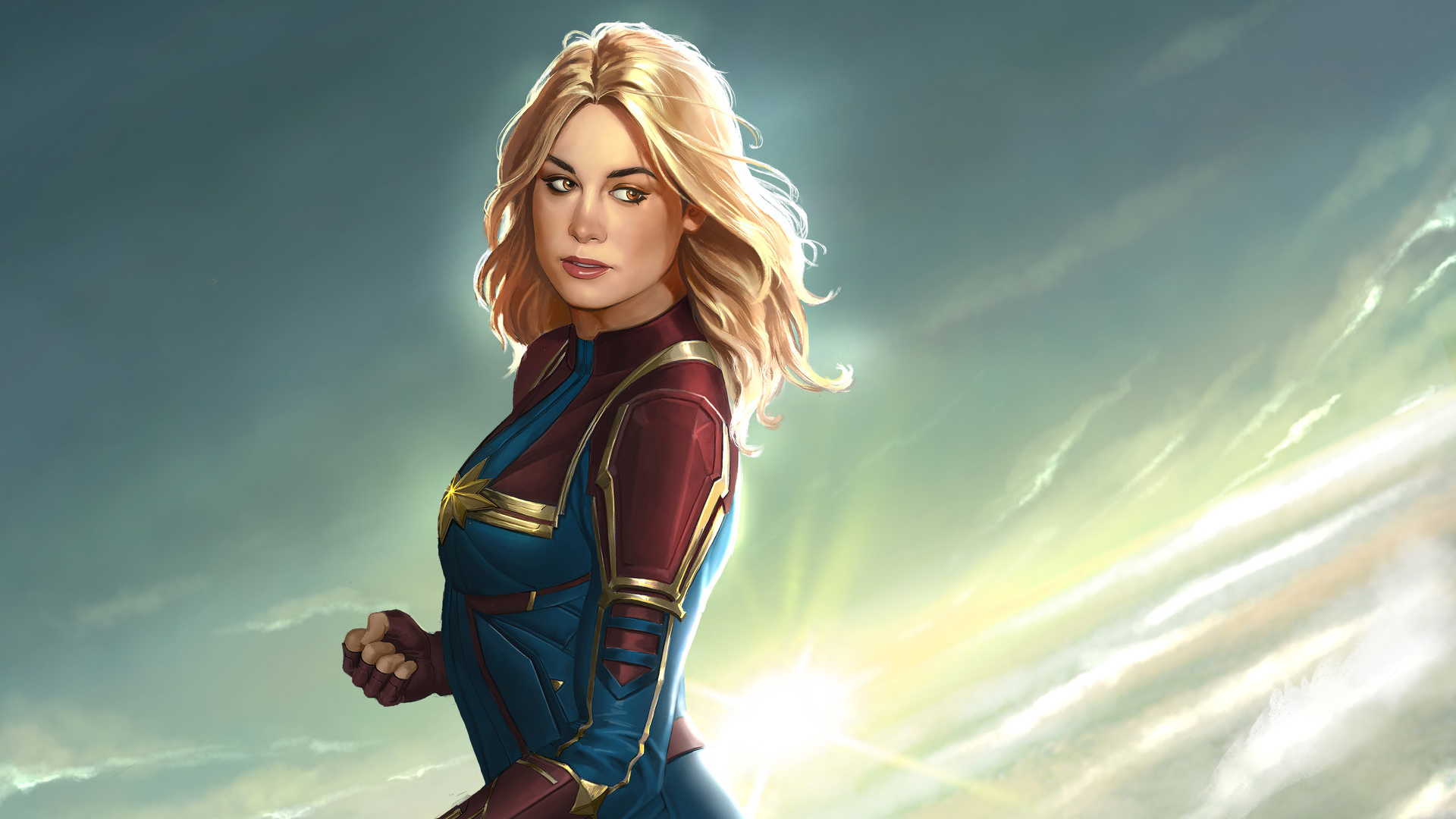 Detail Captain Marvel Hd Wallpaper Nomer 44