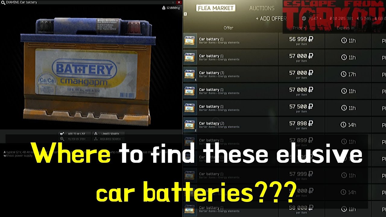 Detail Car Battery Tarkov Nomer 5