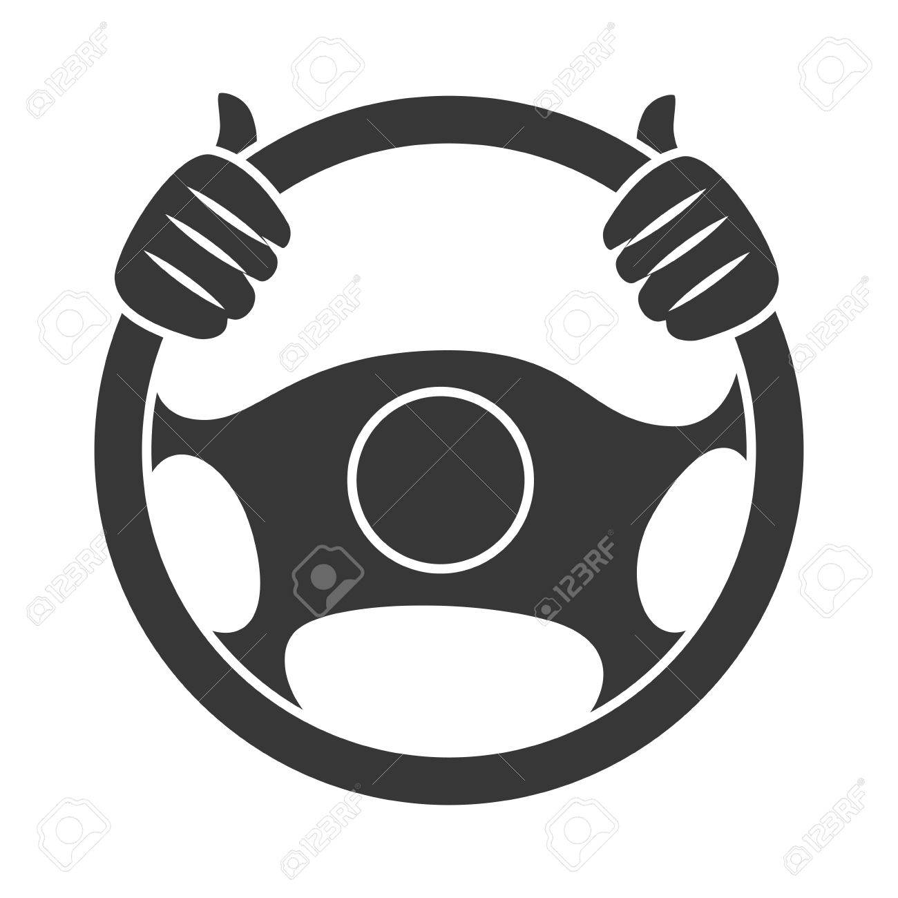 Detail Car Steering Wheel Clipart Nomer 15