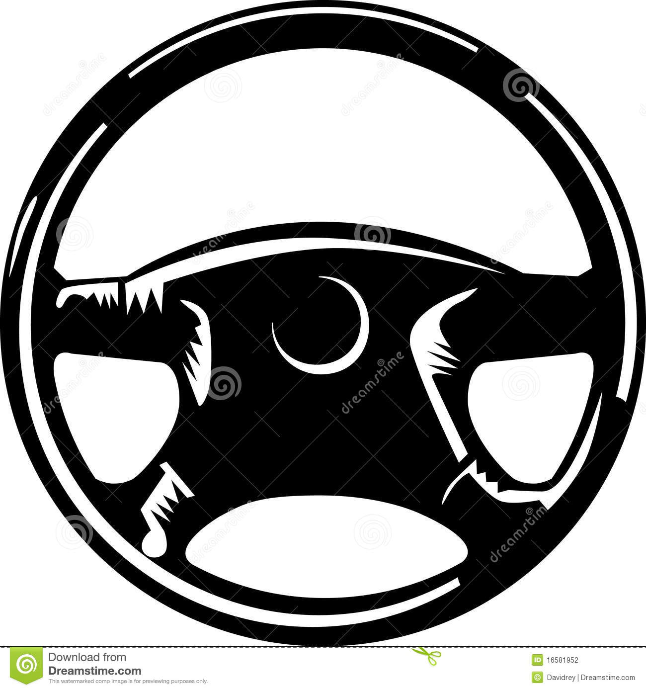 Detail Car Steering Wheel Clipart Nomer 16