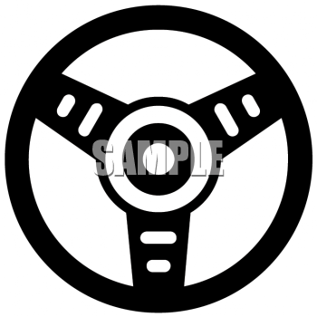 Detail Car Steering Wheel Clipart Nomer 21