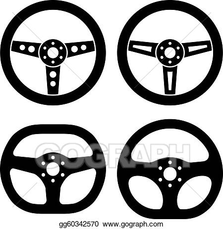 Detail Car Steering Wheel Clipart Nomer 30