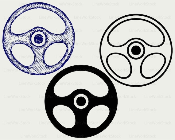 Detail Car Steering Wheel Clipart Nomer 46