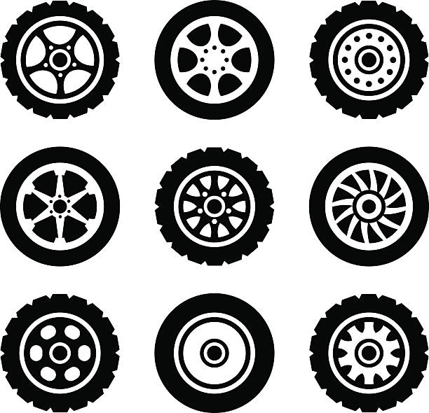 Detail Car Wheel Vector Nomer 18