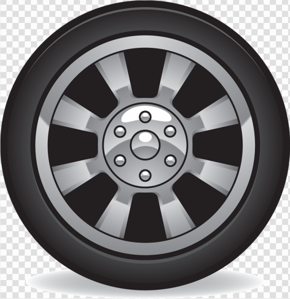 Detail Car Wheel Vector Nomer 55