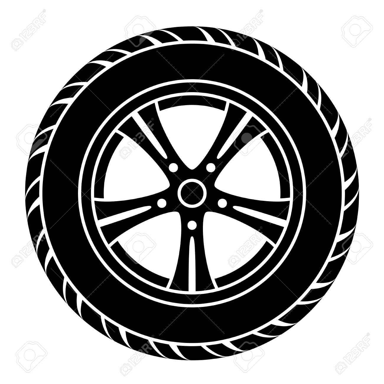 Detail Car Wheels Clipart Nomer 25