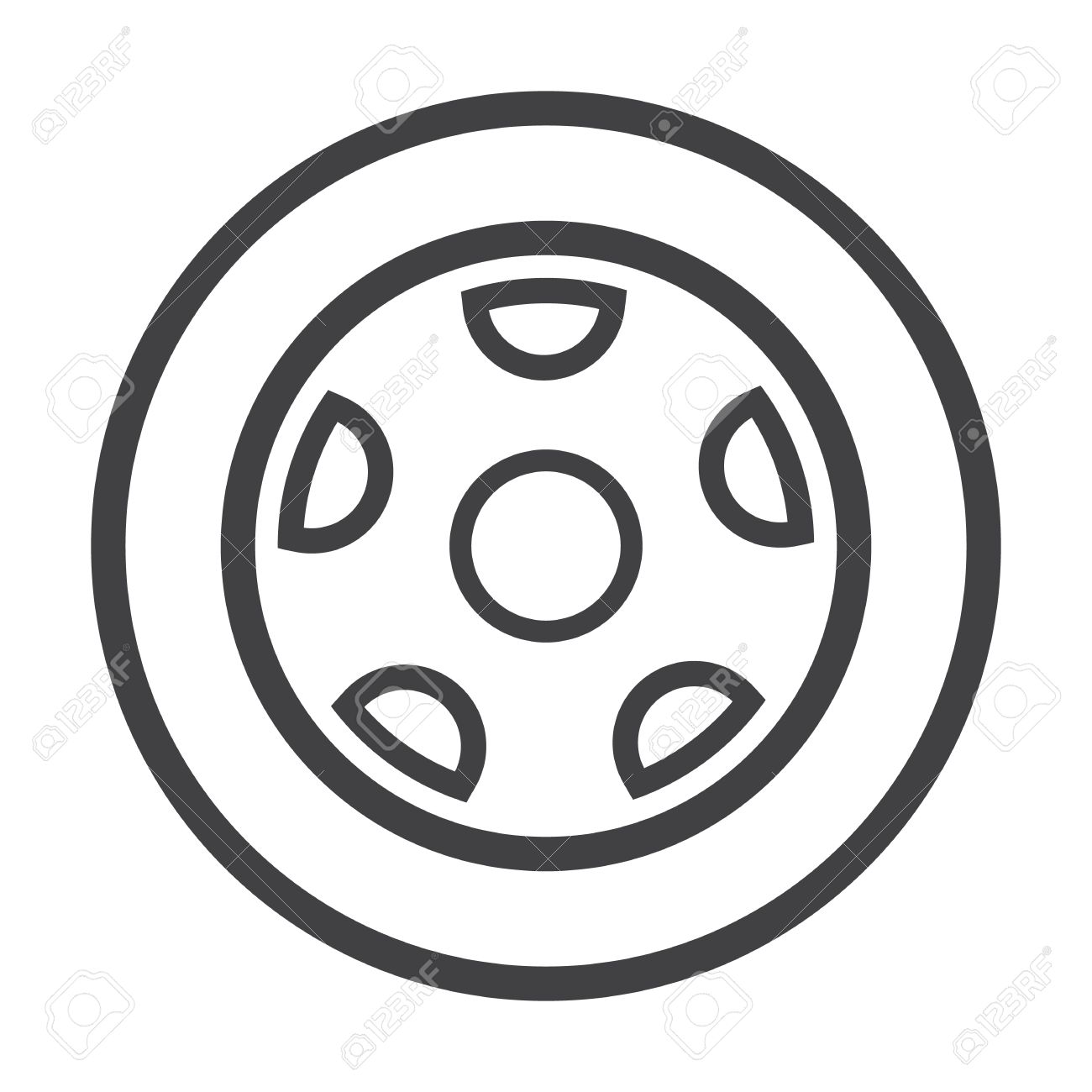 Detail Car Wheels Clipart Nomer 39