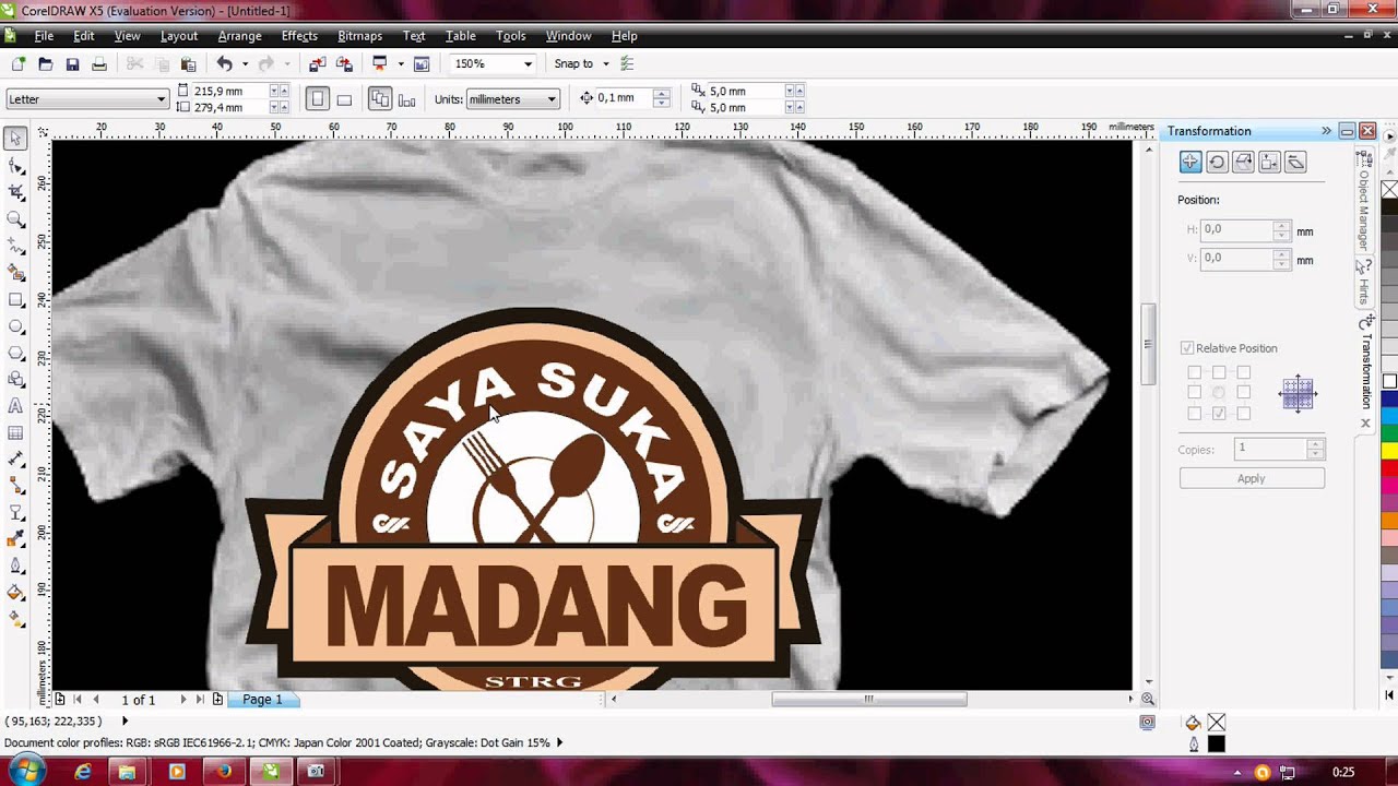 Detail Cara Agar Gambar Desain Mengikuti Kontur Kaos Di Photoshop Nomer 26