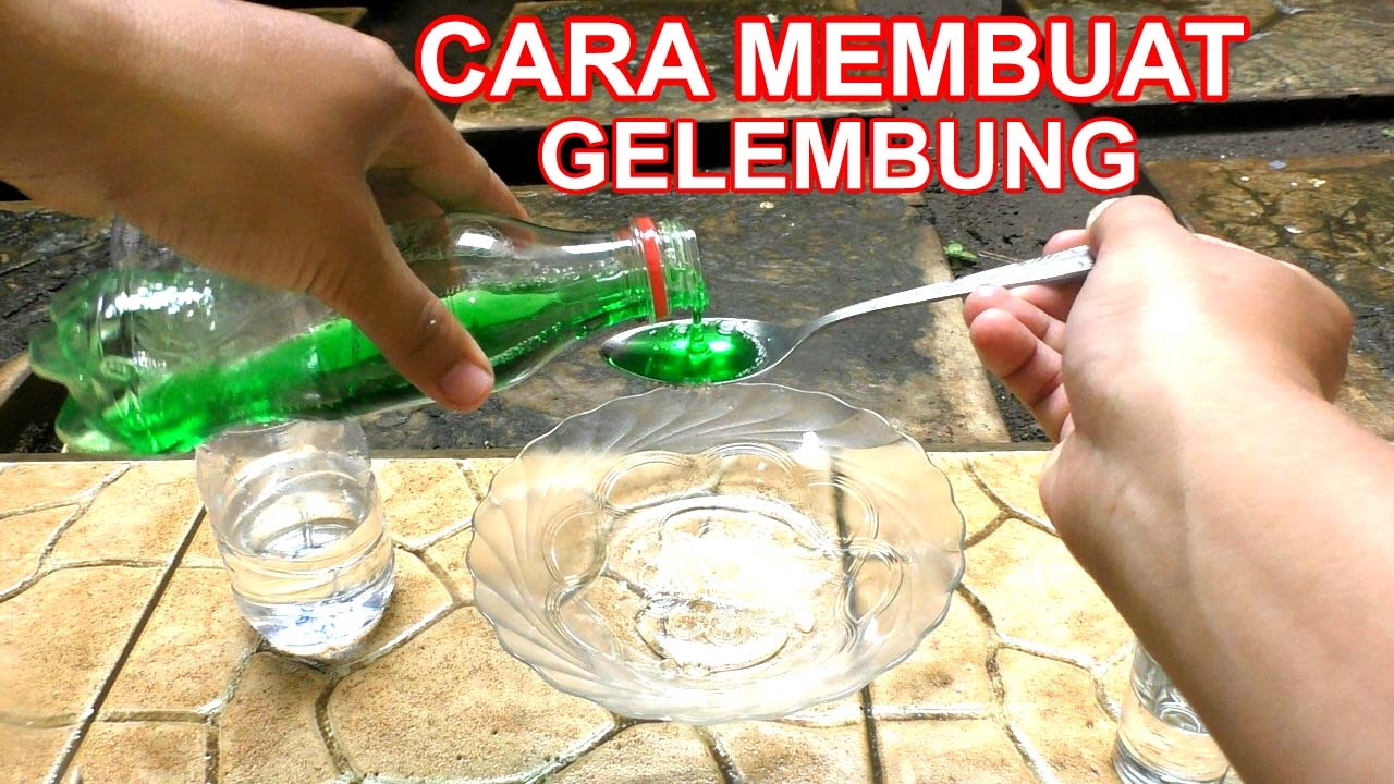 Cara Bikin Busa Balon - KibrisPDR
