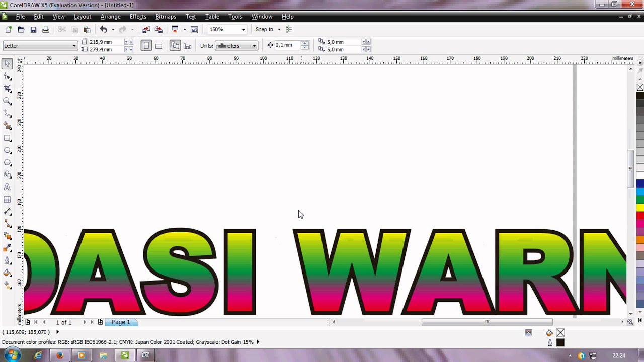 Detail Cara Buat Gradasi Warna Di Corel Nomer 19