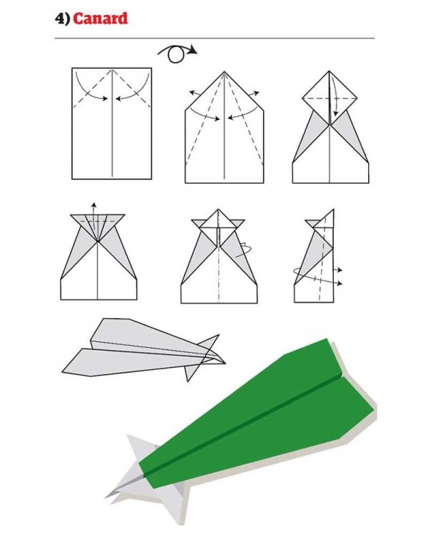 Detail Cara Buat Origami Pesawat Nomer 11