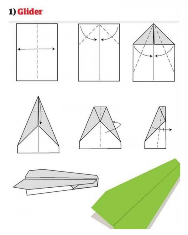 Detail Cara Buat Origami Pesawat Nomer 4