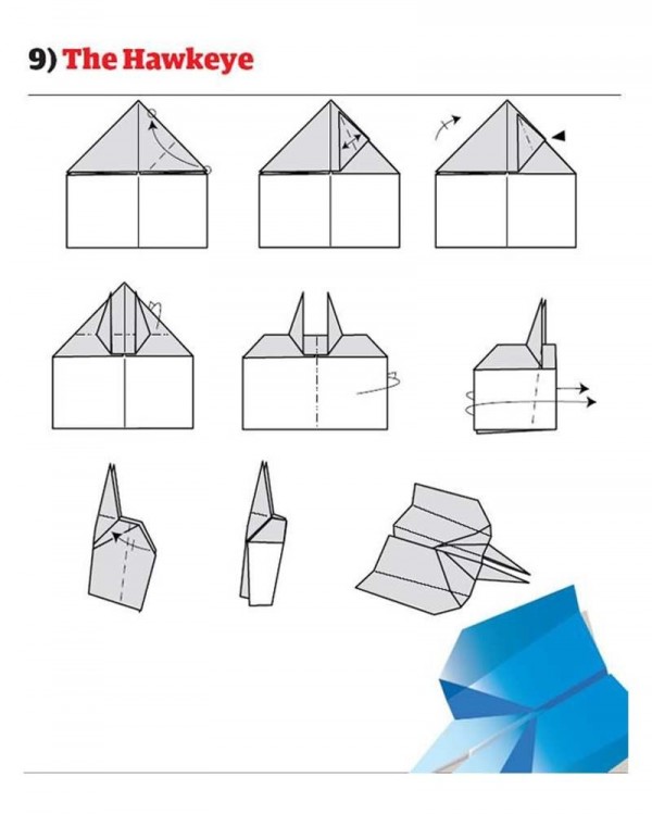 Detail Cara Buat Origami Pesawat Nomer 9