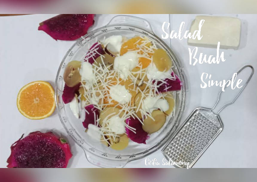 Detail Cara Buat Salad Buah Simple Nomer 28