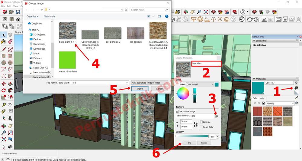 Detail Cara Download Material Sketchup Nomer 52