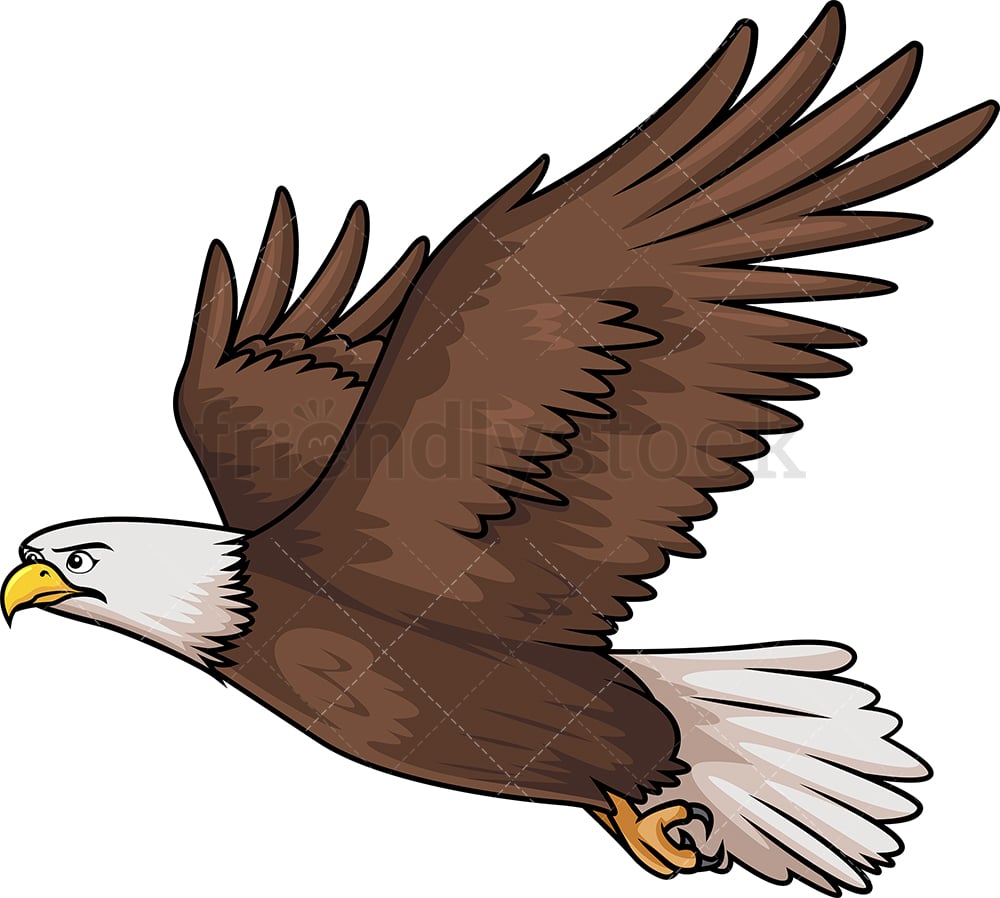 Detail Cartoon Eagle Nomer 4