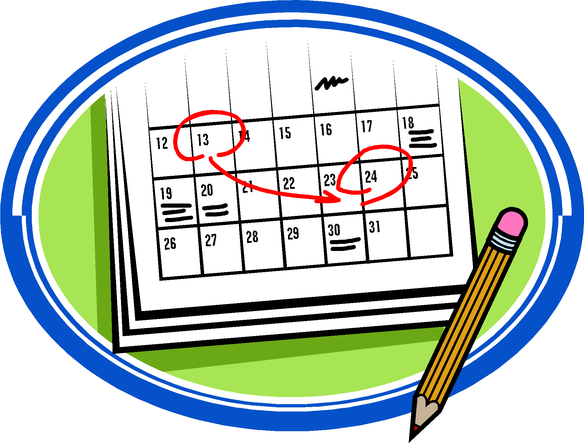 Detail Clipart Kalender Nomer 3