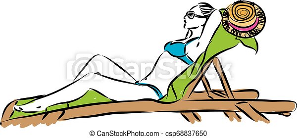 Detail Frau Am Strand Clipart Nomer 9