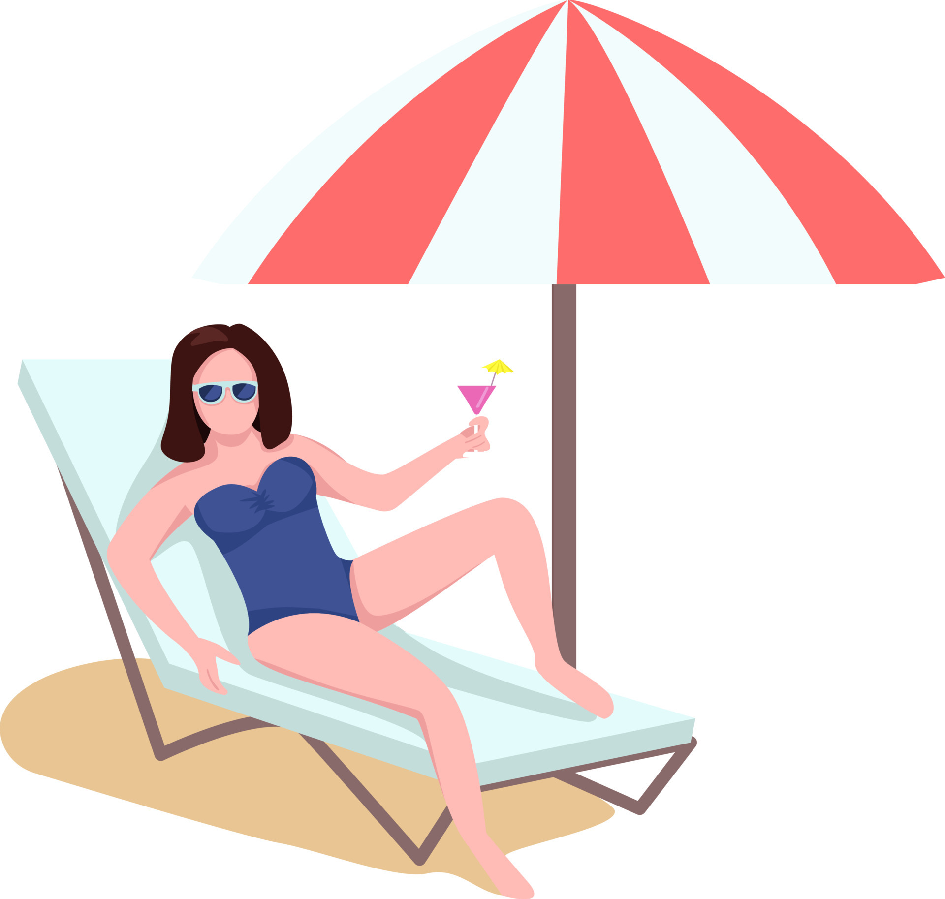 Detail Frau Am Strand Clipart Nomer 21